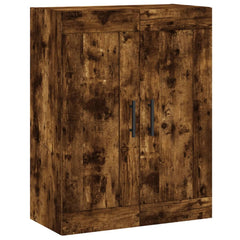 vidaXL Wall Mounted Cabinet Smoked Oak 69.5x34x90 cm Engineered Wood 2