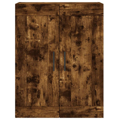 vidaXL Wall Mounted Cabinet Smoked Oak 69.5x34x90 cm Engineered Wood 6