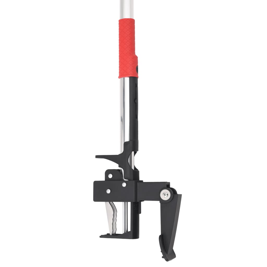 vidaXL Weed Remover Red and Silver 99,5 cm Anodised Aluminium 4