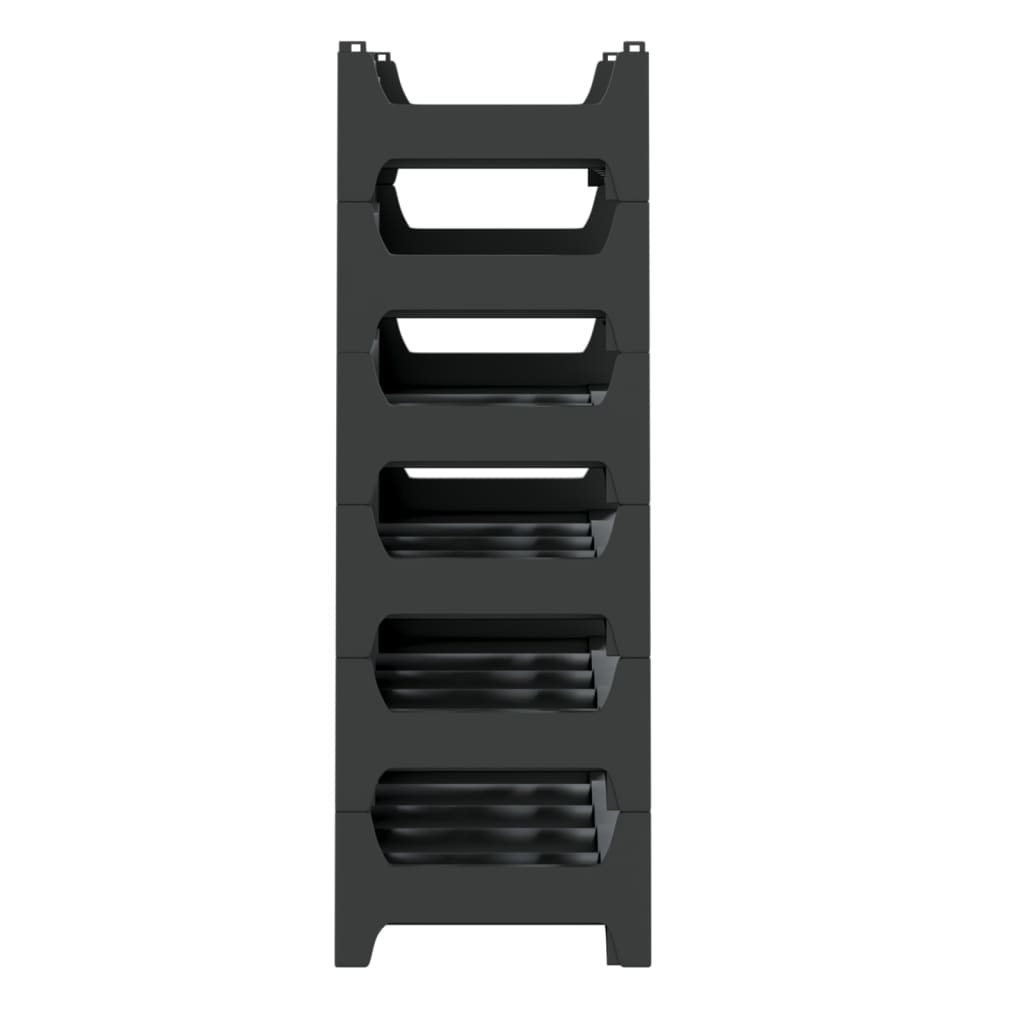 vidaXL Wine Rack for 36 Bottles PP Stackable 4