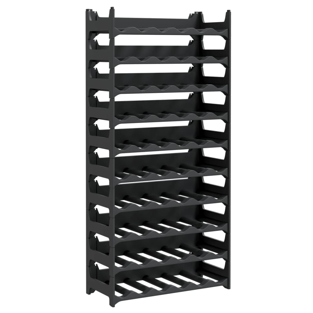 vidaXL Wine Rack for 60 Bottles PP Stackable 2