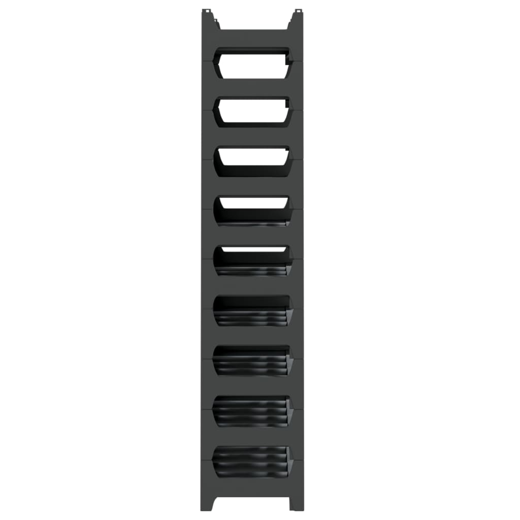 vidaXL Wine Rack for 60 Bottles PP Stackable 4