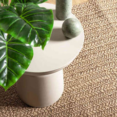 vidaXL Rug ZIZUR Jute Look Indoor and Outdoor Rectangular Brown