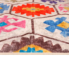 vidaXL Rug Washable Multicolour 120x180 cm 6