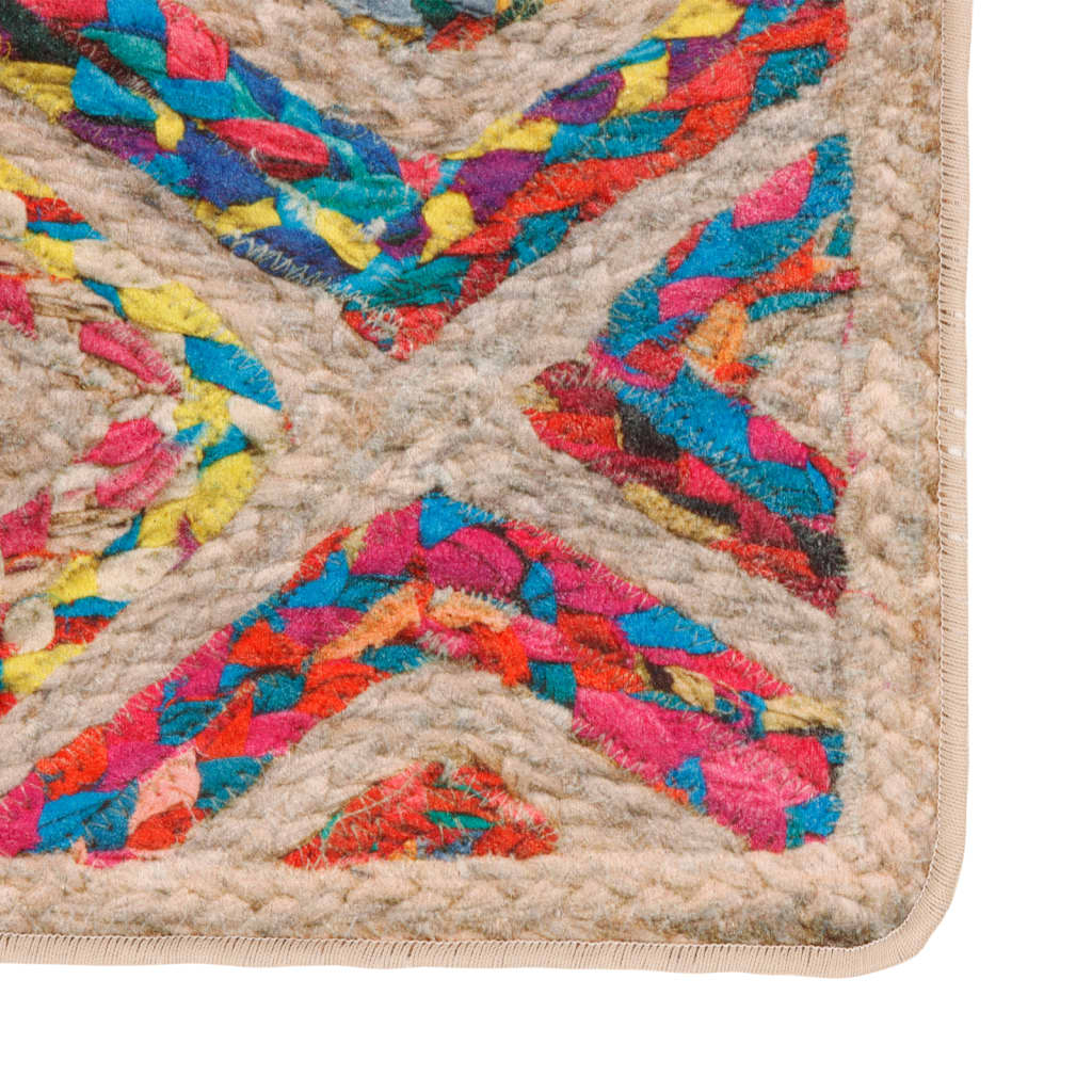 vidaXL Rug Washable Multicolour 80x300 cm 3