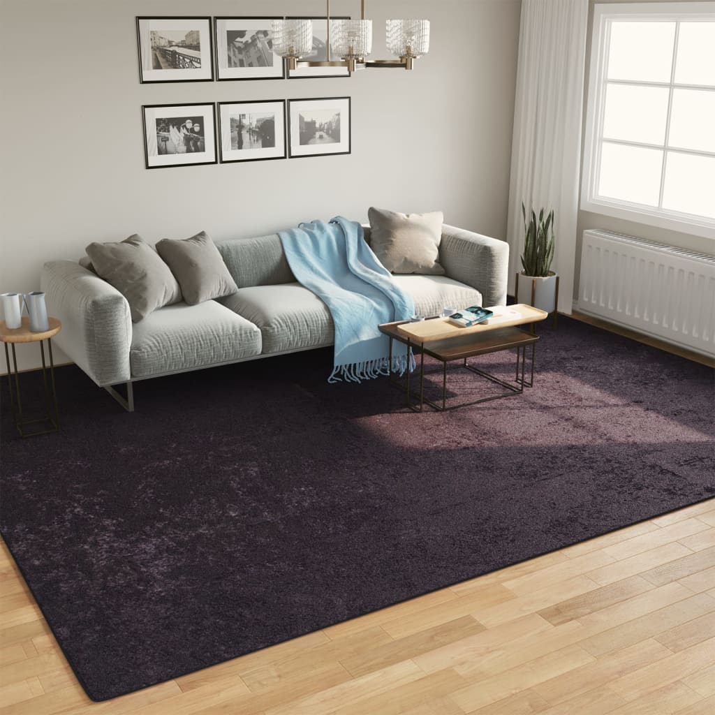 vidaXL Rug Washable Anthracite