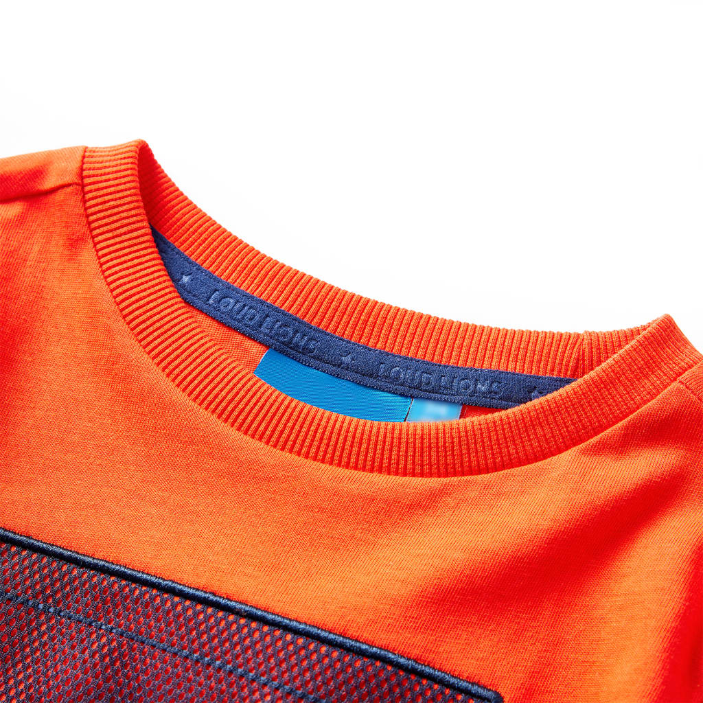 vidaXL Kids'T-shirt with Long Sleeves Bright Orange 116 3