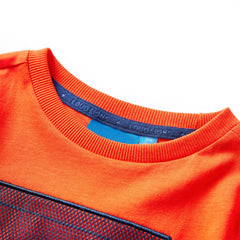 vidaXL Kids'T-shirt with Long Sleeves Bright Orange 116 3