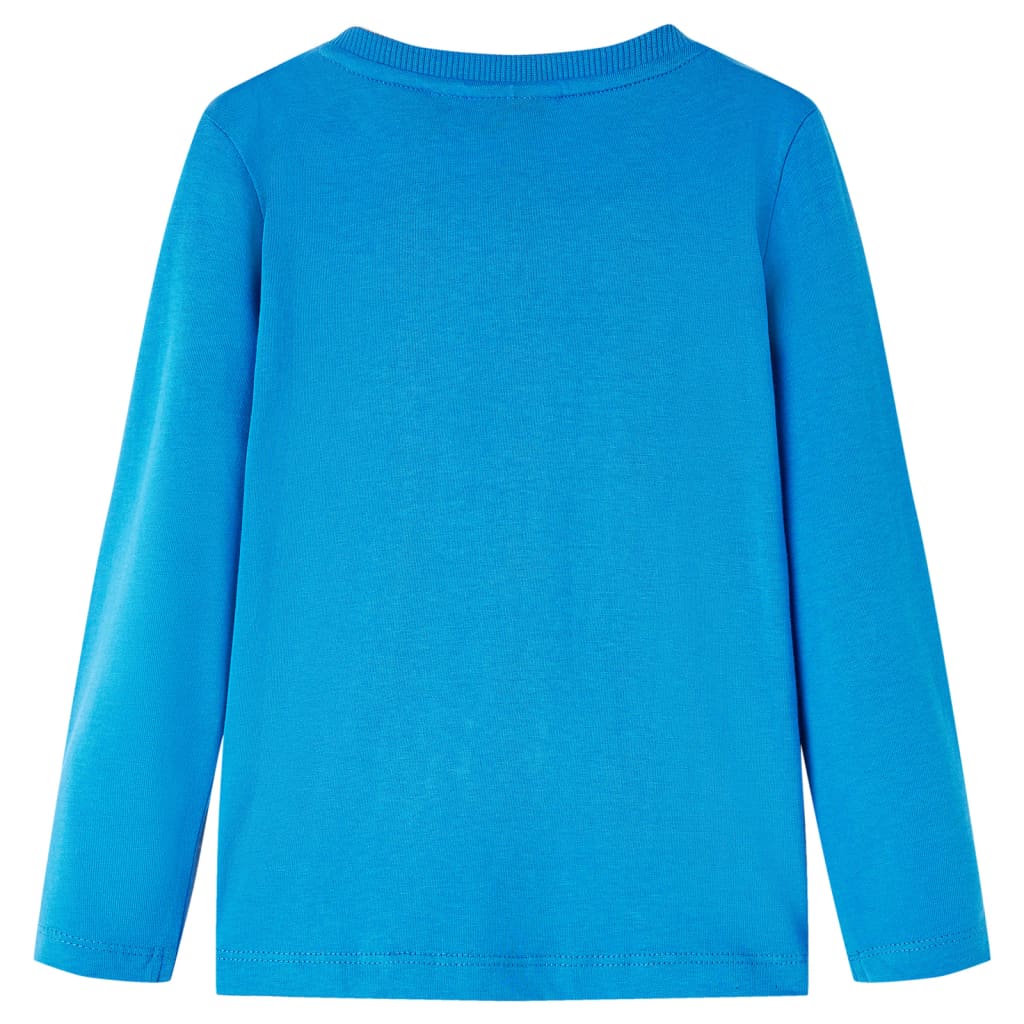 vidaXL Kids'T-shirt with Long Sleeves Cobalt Blue 116 2