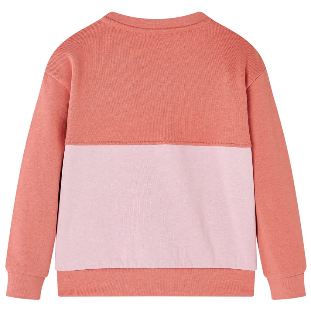 vidaXL Kids'Sweatshirt Colour Block Pink 104 2