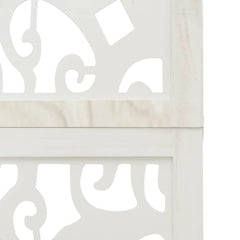 Room Divider Panels White Solid Wood Paulownia 40 x 180 cm 6