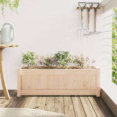 vidaXL Garden Planter 90x31x31 cm Solid Wood Pine 3