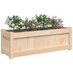 vidaXL Garden Planter 90x31x31 cm Solid Wood Pine 4