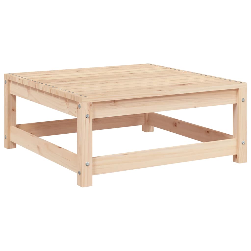 vidaXL Garden Footstool 70x70x30 cm Solid Wood Pine 2