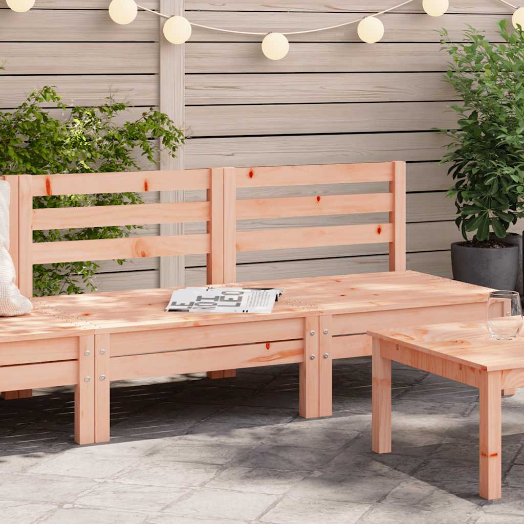 Solid Douglas wood Medium 2 pcs Natural douglas Middle sofa
