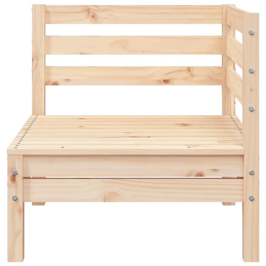Corner Sofa Solid Pine Wood Standard Natural Pine 2x corner + footrest