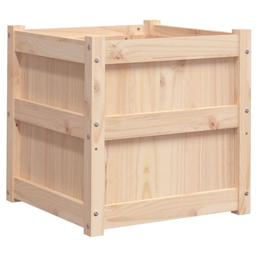 Garden Planters Solid Wood Pine Natural pine 2