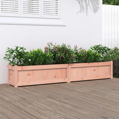 Garden Planters Solid Wood Pine Natural douglas 1