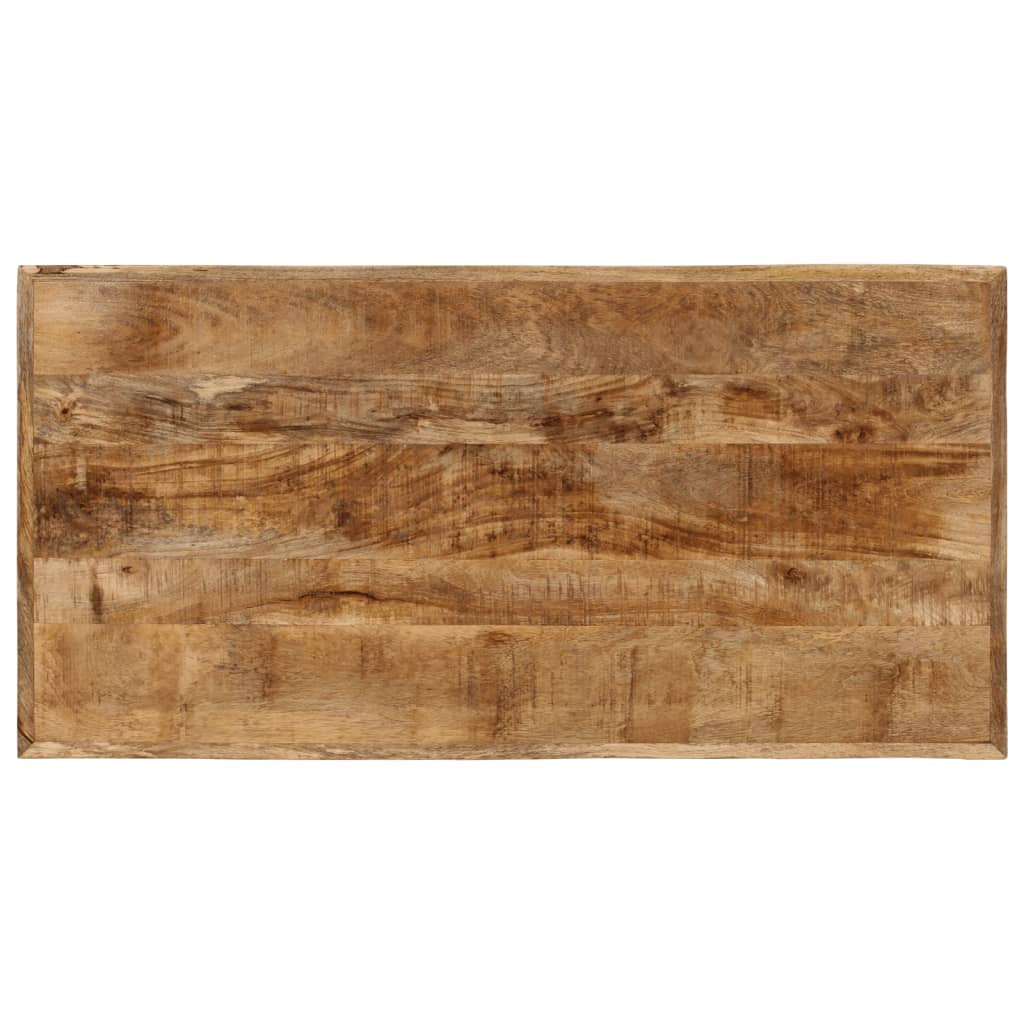 vidaXL Dining Table 110x55x75 cm Solid Wood Mango 4