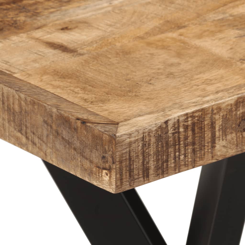 vidaXL Dining Table 110x55x75 cm Solid Wood Mango 5