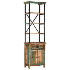 vidaXL Highboard 55x30x180 cm Solid Wood Reclaimed 3