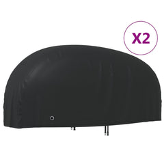Motorcycle Covers 2 pcs 210D Oxford Fabric 230 cm 125 cm 95 cm