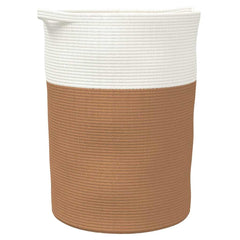 Storage Basket and White Ø49x65 Cotton Brown