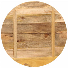 vidaXL Table Top Ø 70x1.5 cm Round Solid Wood Rough Mango 5