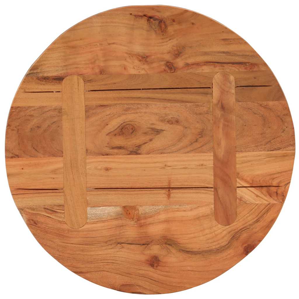 vidaXL Table Top Ø40x3.8 cm Round Solid Wood Acacia 5