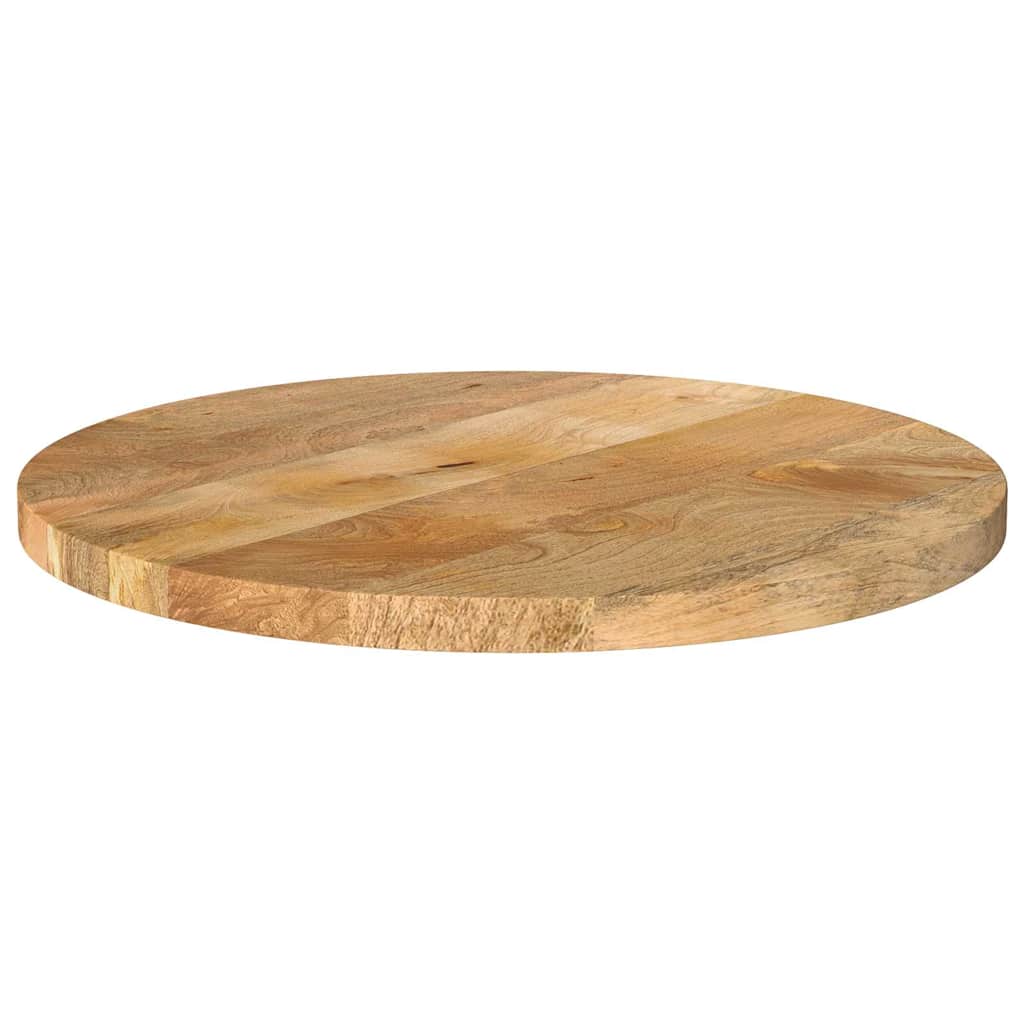 vidaXL Table Top Ø 40x2.5 cm Round Solid Wood Mango 1