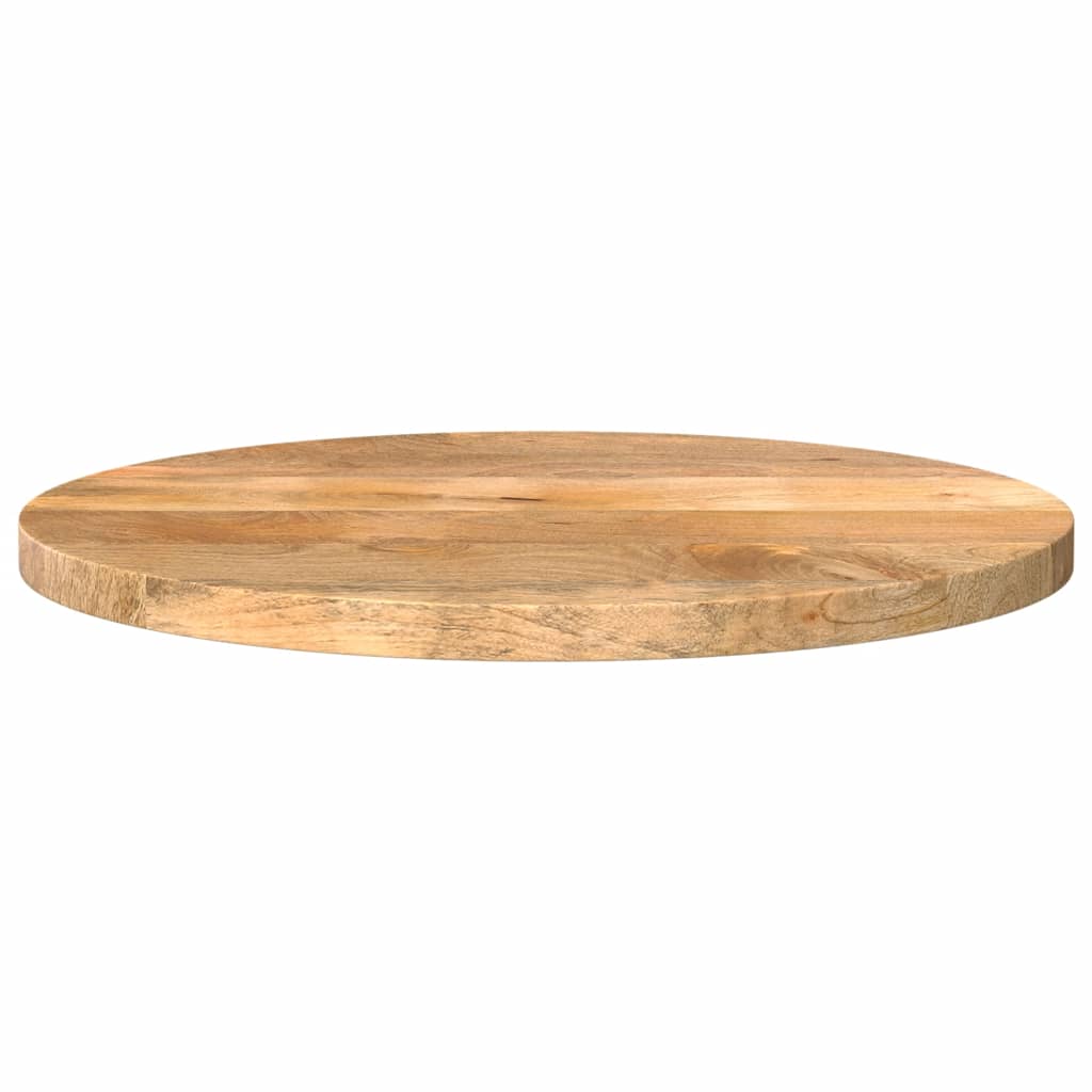 vidaXL Table Top Ø 40x2.5 cm Round Solid Wood Mango 3