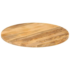 Table Top Ø 70x3.8 cm Round Solid Wood Mango Thickness 38 mm 70 cm Mango wood(natural)