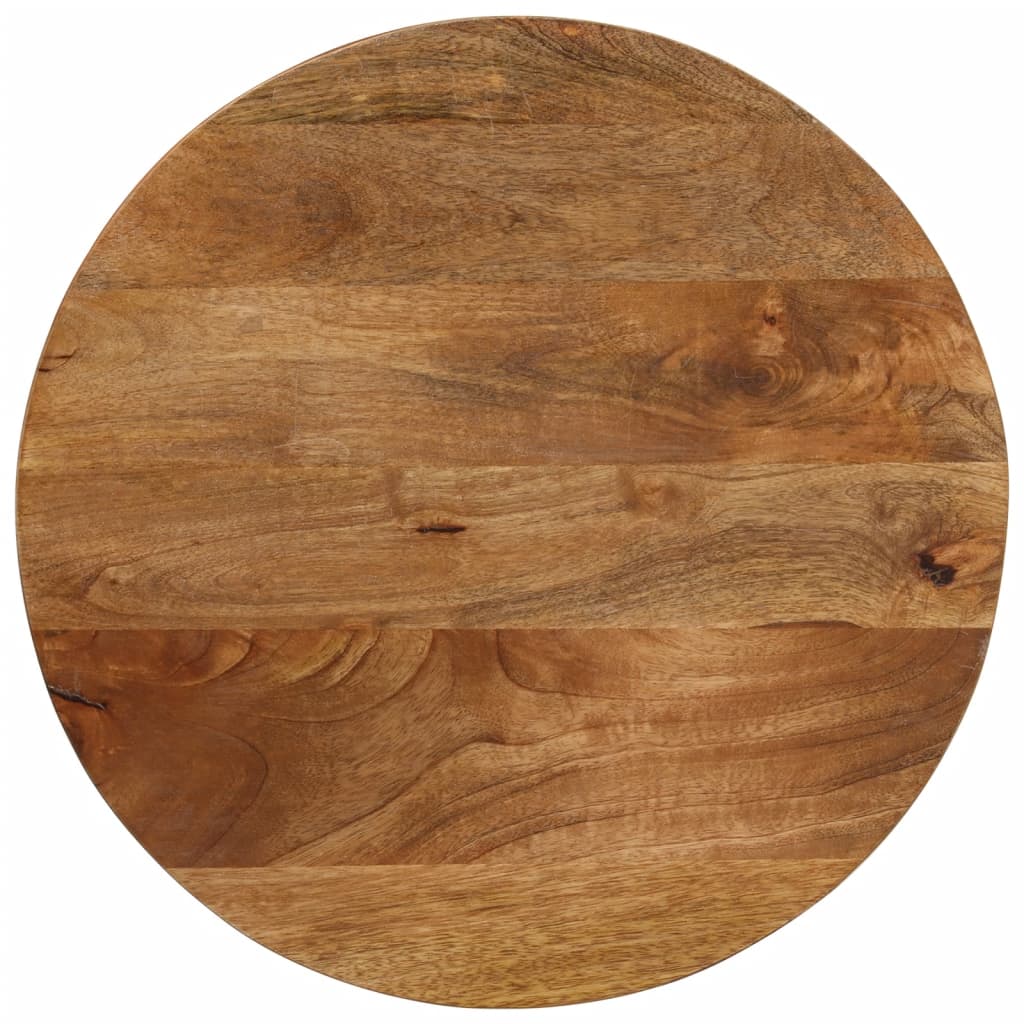 vidaXL Table Top Ø 40x3.8 cm Round Solid Wood Mango 1