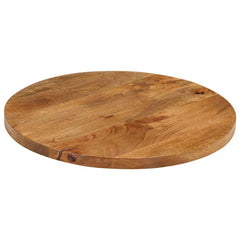 vidaXL Table Top Ø 40x3.8 cm Round Solid Wood Mango 2