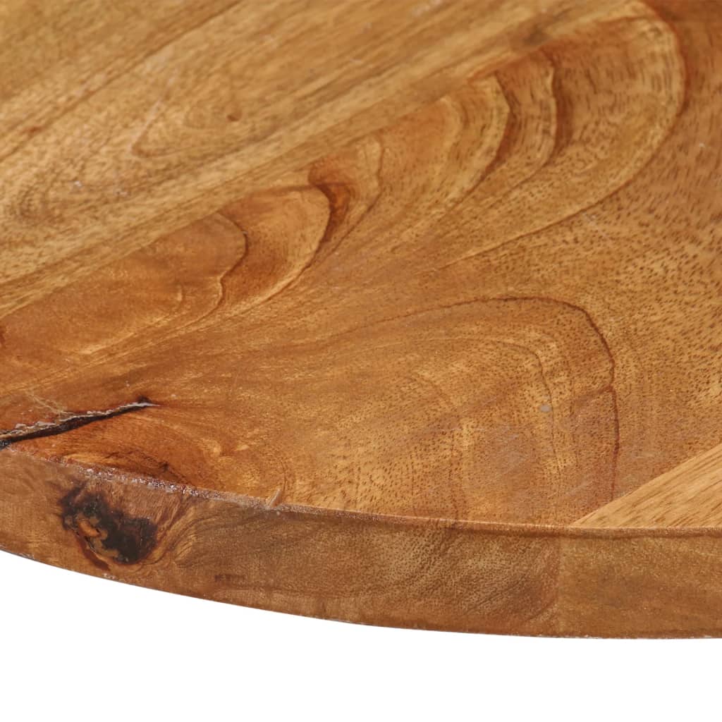 vidaXL Table Top Ø 40x3.8 cm Round Solid Wood Mango 6