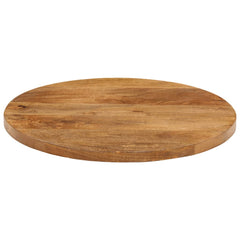 vidaXL Table Top Ø 50x2.5 cm Round Solid Wood Mango 3