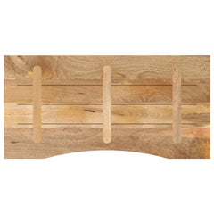 Desk Top Curve Solid Wood Rough Mango