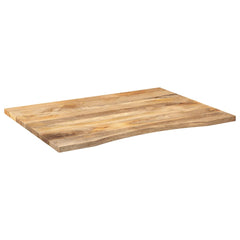 Desk Top Curve Solid Wood Rough Mango