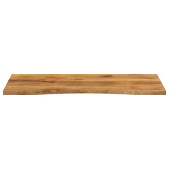 vidaXL Desk Top with Curve 110x50x2,5 cm Solid Wood Rough Mango 3