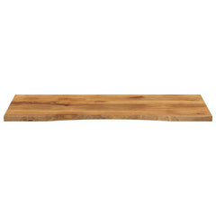 vidaXL Desk Top with Curve 140x50x2,5 cm Solid Wood Rough Mango 3