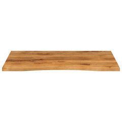 vidaXL Desk Top with Curve 100x80x2,5 cm Solid Wood Rough Mango 3