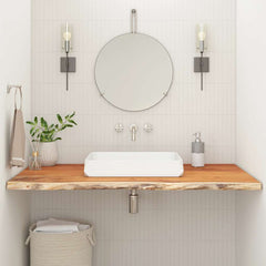 Bathroom Countertop 60x60x2.5 cm Square Solid Wood Acacia Natural Solid Acacia Wood 90 cm