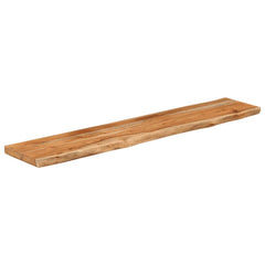 vidaXL Wall Shelf 100x20x3.8 cm Rectangular Solid Wood Acacia Live Edge 3