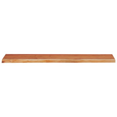vidaXL Wall Shelf 110x30x3.8 cm Rectangular Solid Wood Acacia Live Edge 4