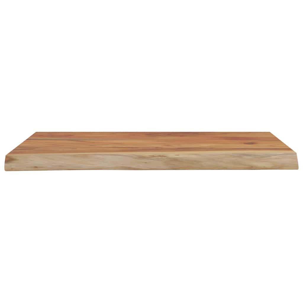 vidaXL Wall Shelf 50x40x3.8 cm Rectangular Solid Wood Acacia Live Edge 4