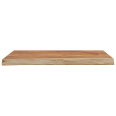 vidaXL Wall Shelf 50x40x3.8 cm Rectangular Solid Wood Acacia Live Edge 4