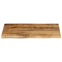 vidaXL Table Top 80x60x2.5 cm Live Edge Solid Wood Rough Mango 3