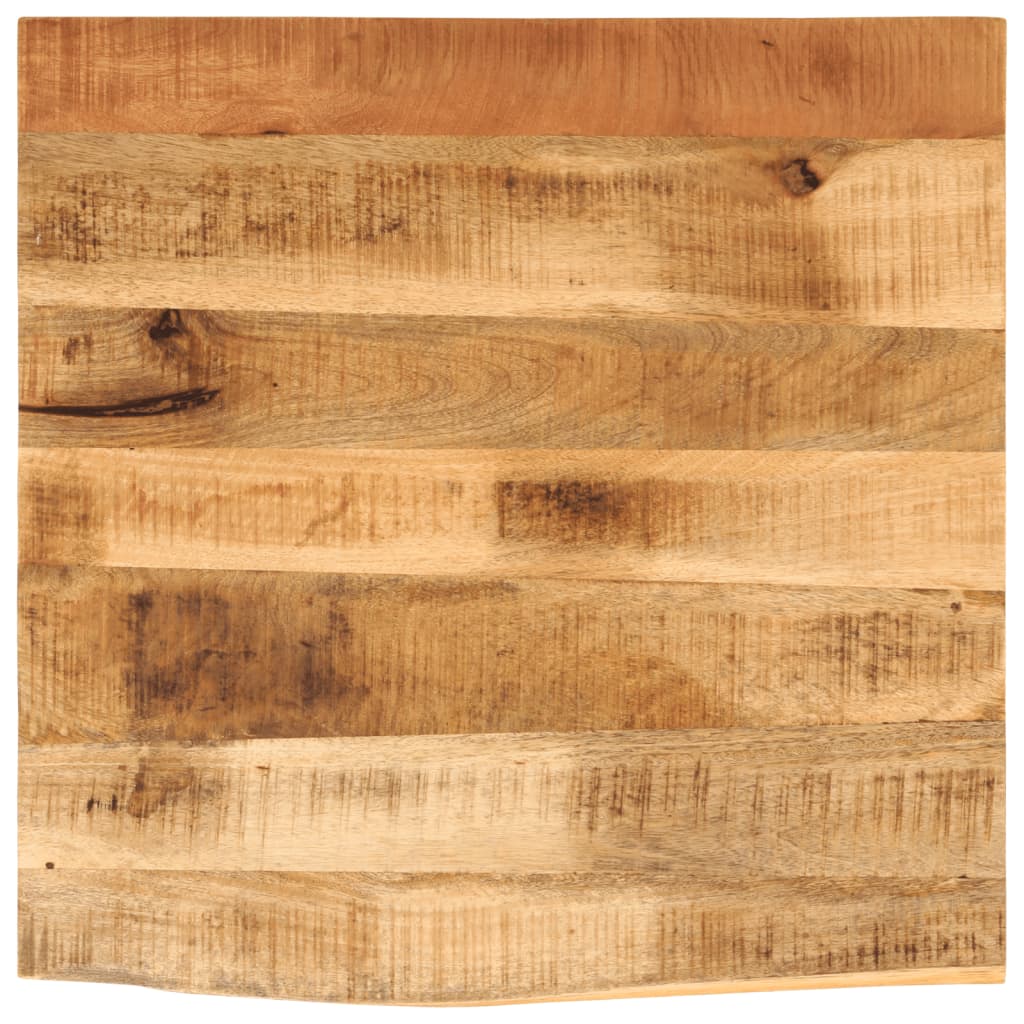 Table Top Live Edge Solid Wood Rough Mango Natural