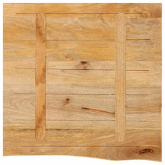 vidaXL Table Top Live Edge 60x60x3.8 cm Solid Wood Mango 5