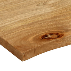 vidaXL Table Top Live Edge 60x60x3.8 cm Solid Wood Mango 6